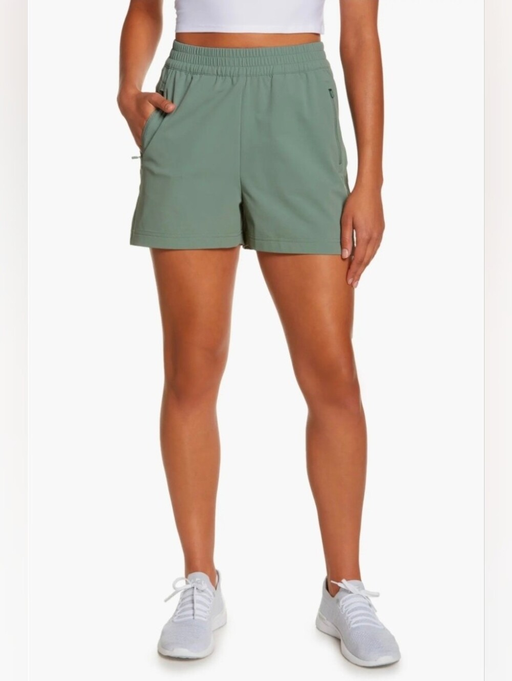 Sweaty Betty Women's Summit Water Resistant Hiking Shorts Heath Green S
